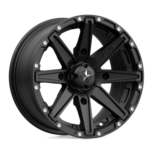 MSA Offroad Wheels – M33 CLUTCH – Black – 14″x10″ 0mm – All weather Wheels – M33-04056